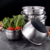 Set x3 bowls medidores con tapa y base de silicona de acero inoxidable - comprar online