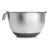 Set x3 bowls medidores con tapa y base de silicona de acero inoxidable