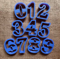 Números 19 cm