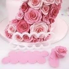 Cortantes para armar Rosas con Fondant