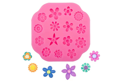 MOLDE SILICONA 15 FLORES SURTIDAS - Hi Cookies