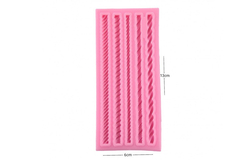 MOLDE SILICONA 5 LAZOS DECORATIVOS