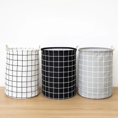 Cesto de Tela Cuadros - comprar online