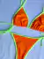 BIKINI VICKY NARANJA COMBINADA - comprar online