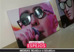 Indio Solari - Cuadro con espejos - v/tamaños - comprar online