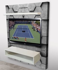 MUEBLE DE TV . TEXTURA CEMENTO en internet