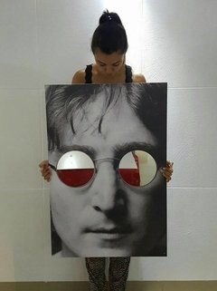 John Lennon - Cuadro con espejos v/tamaños en internet