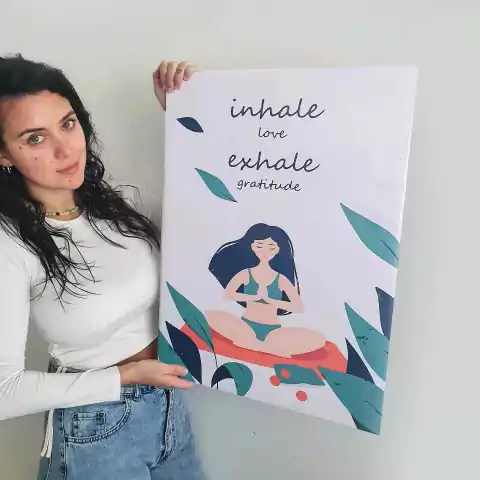 INHALE EXHALE - Cuadro sobre Bastidor v/medidas