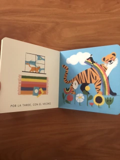 interior del libro para niños, que ve el pintor?