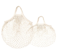 Set x 2 bolsas de red color natural - tienda online