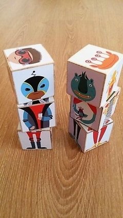 Cubos Monstruos y Súper Héroes en internet