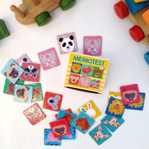 Juego de la Memoria de Animales