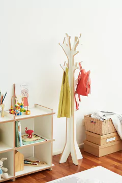 Imagen de Perchero Árbol Melamina Blanco (dos tamaños)