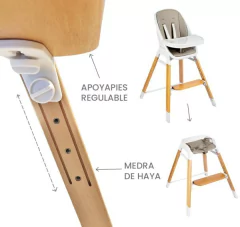 SILLA DE COMER 2 EN 1 NUDE - comprar online