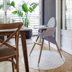 Clean mat Monstera Gris - tienda online