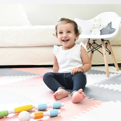 PISO DE GOMA EVA PARA NIÑOS  ROSA