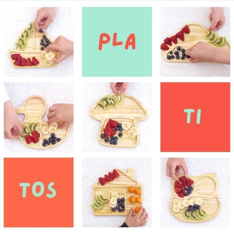 Platitos de madera