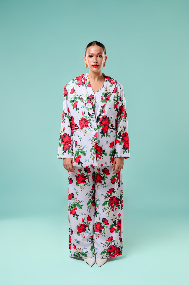 Blazer Magnolia Roses Blanco thumbnail 2