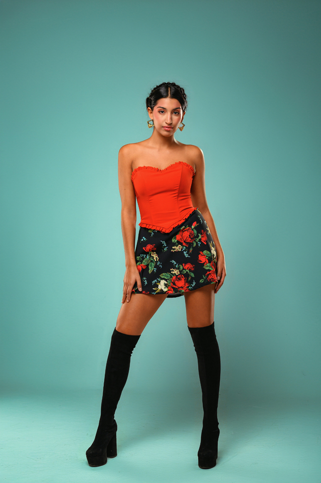 Falda Alhelí Roses thumbnail 2