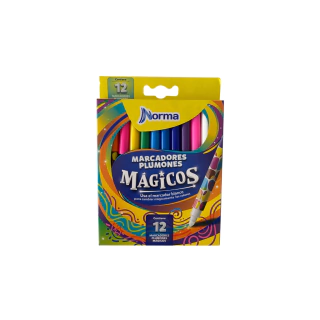 MARCADORES MAGICOS X 12 NORMA