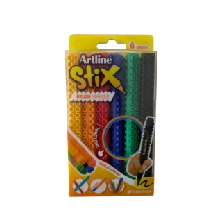 MARCADOR ARTLINE STIX PUNTA PINCEL X 6 UND