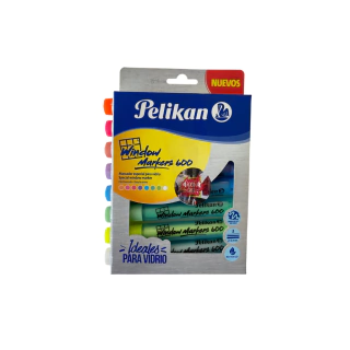 MARCADOR PELIKAN WINDOW MARKERS 600 X 8 UND - comprar online