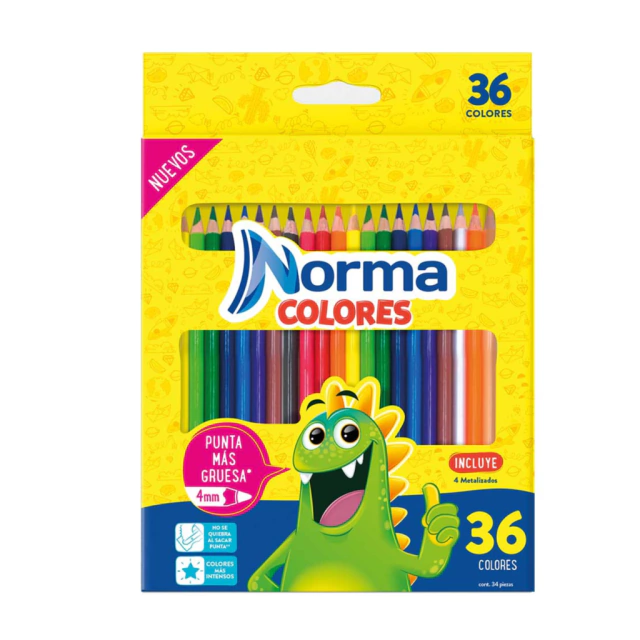COLOR NORMA SENCILLO X36 UND - comprar online