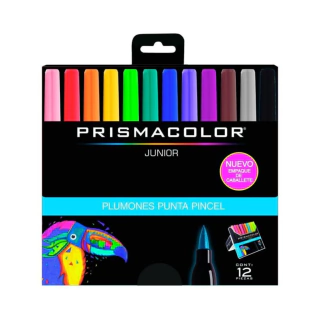PLUMONES PUNTA PINCEL PRISMACOLOR X12 UND