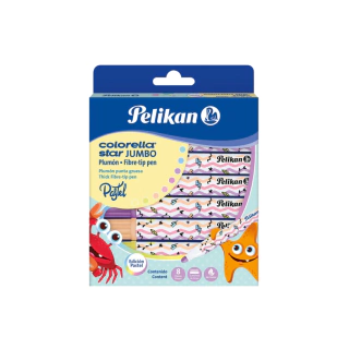 PLUMON COLORELLA JUMBO PASTEL X 8 UND*