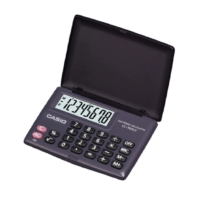 CALCULADORA CASIO DE BOLSILLO 8 DIGITOS REF. LC-160LV