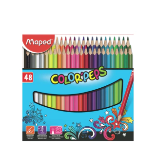 COLOR MAPED PEPS X 48 UND CAJA METALICA