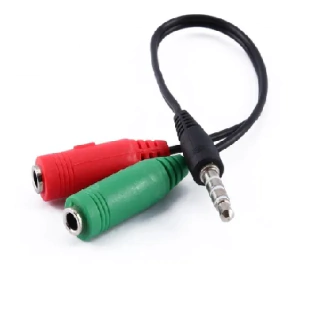 CABLE ADAPTADOR DE AUDIOS GENIUS RS2 ACC-100 COD: KLSCDS