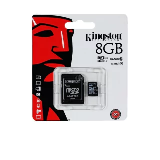 Memoria micro  sd de 8 gigas kingston