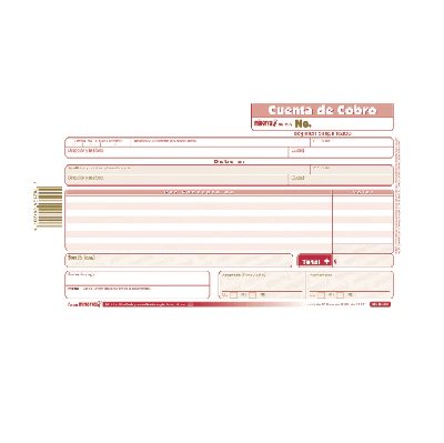 FORMA MINERVA 2517A CUENTA DE COBRO