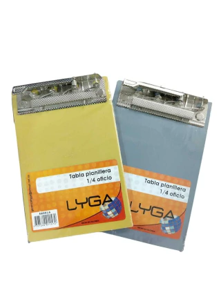 TABLA PLANILLERO 1/4 OFICIO