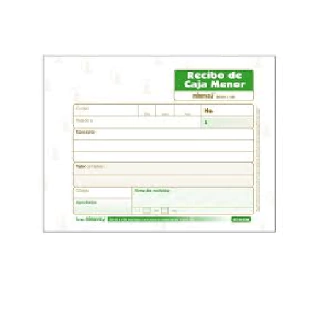 RECIBO DE CAJA MENOR F.E X UND COD: 393