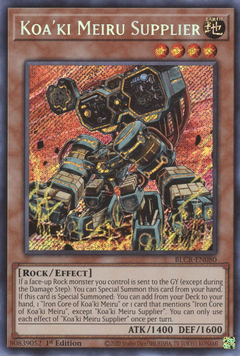 Koa'ki Meiru Supplier - BLCR-EN080 - Secret Rare