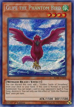 Glife the Phantom Bird - BLRR-EN008 - Secret Rare