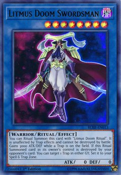 Litmus Doom Swordsman - BLRR-EN013 - Ultra Rare