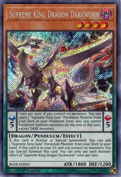 Supreme King Dragon Darkwurm - BLRR-EN063 - Secret Rare