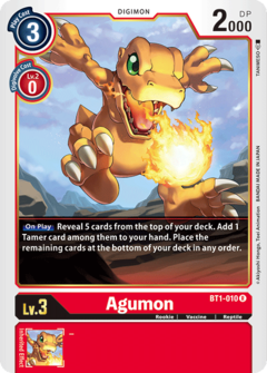 Agumon - BT1-010 - Rare