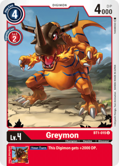 Greymon - BT1-015 - Uncommon