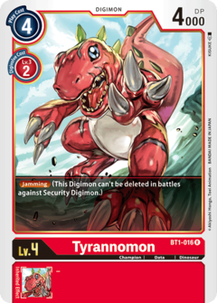 Tyrannomon - BT1-016 - Rare