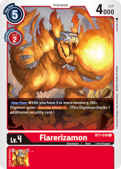 Flarerizamon - BT1-018 - Common