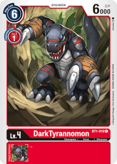 DarkTyrannomon - BT1-019 - Common