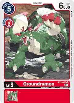 Groundramon - BT1-020 - Alternative Art