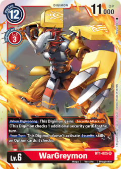 WarGreymon - BT1-025 - Super Rare