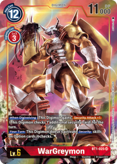 WarGreymon (Alternate Art) - BT1-025 - Super Rare