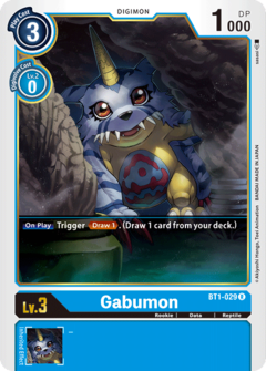 Gabumon - BT1-029 - Rare