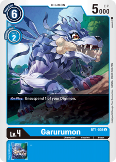 Garurumon - BT1-036 - Uncommon